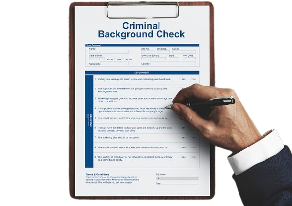 criminal background check insurance form concept removebg preview